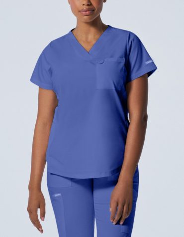 Landau Proflex Women's 2-Pocket V-Neck Scrub Top